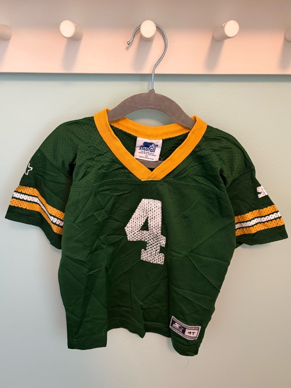 Vintage Starter Green Bay Packers Brett Favre #4 Football Jersey